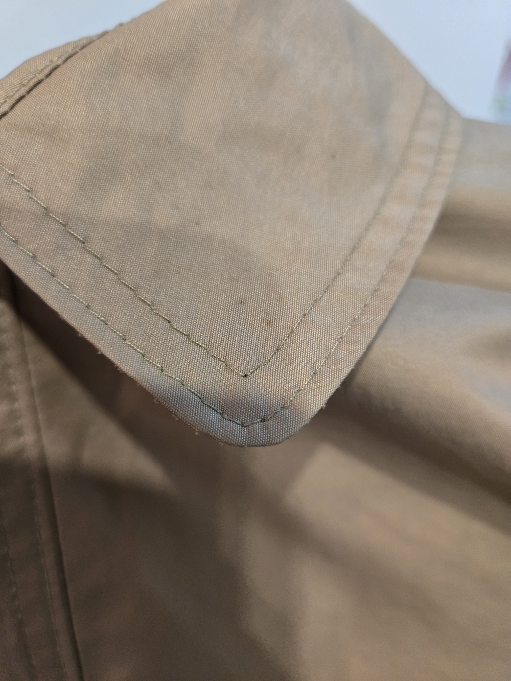 Vintage Women's Beige Longline Coat - Picture 9 of 10